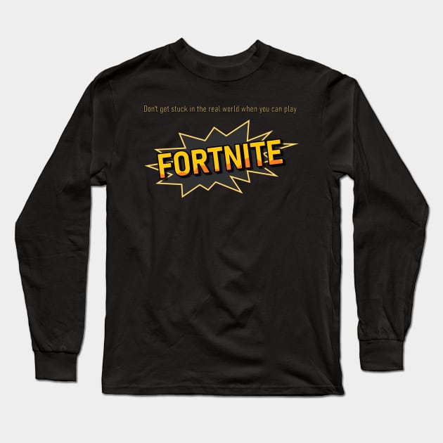 Play Fortnite Long Sleeve T-Shirt by fimp